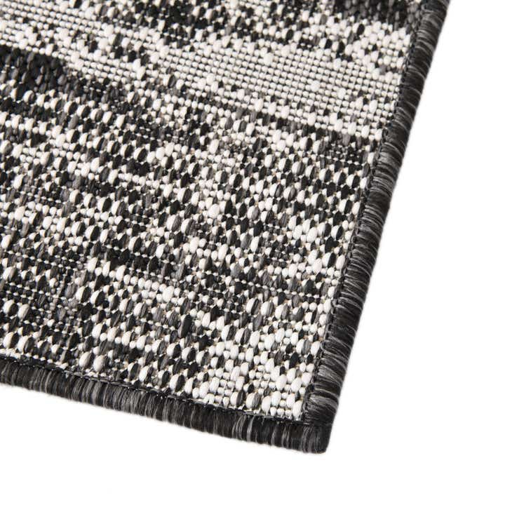 2' 7 x 10' Easy-Clean Modern Indoor / Outdoor Runner Rug