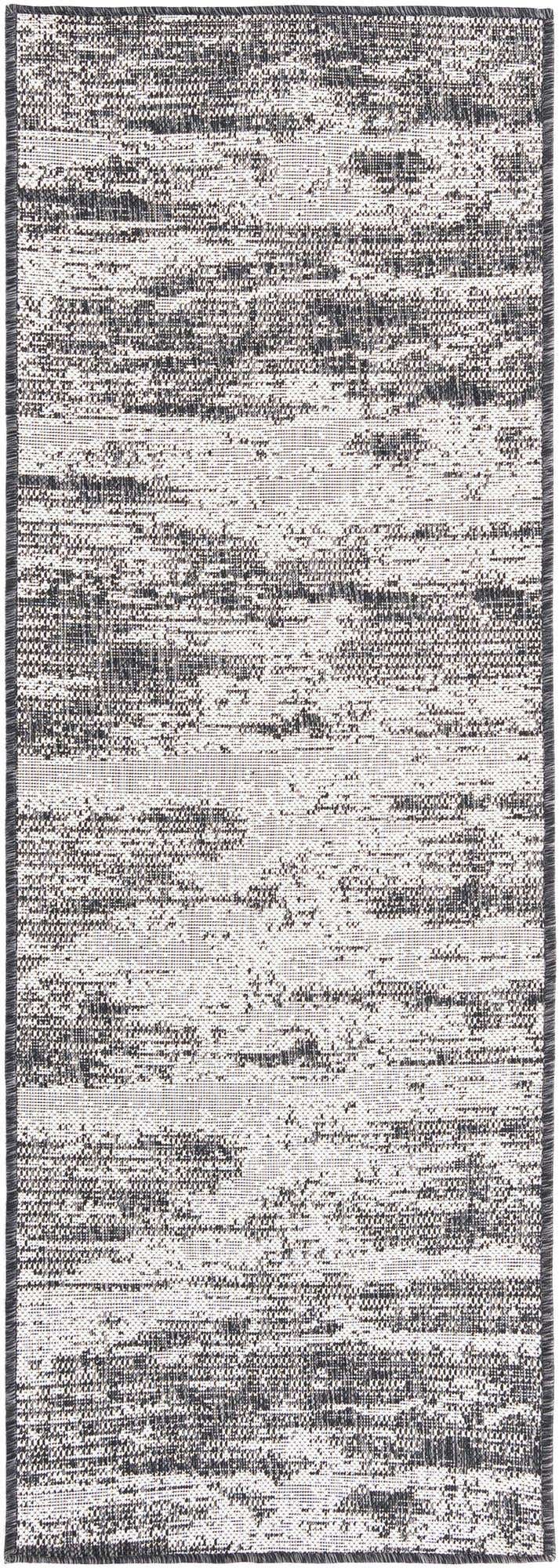 2' x 6' Easy-Clean Modern Indoor / Outdoor Runner Rug