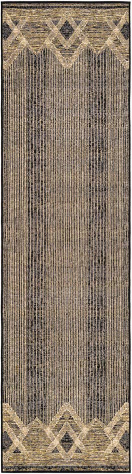Detail image of 2' 7 x 10' Easy-Clean Modern Indoor / Outdoor Runner Rug