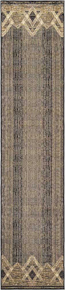 2' 7 x 12' Easy-Clean Modern Indoor / Outdoor Runner Rug