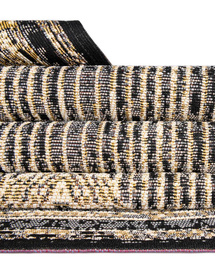 Detail image of 2' x 5' Easy-Clean Modern Indoor / Outdoor Runner Rug