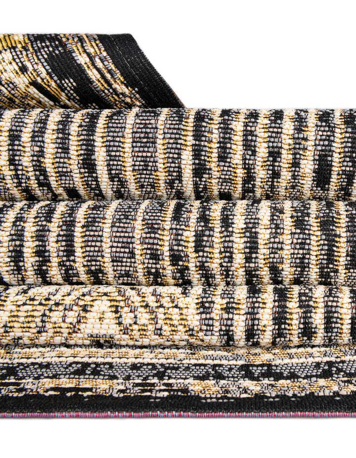 2' 7 x 12' Easy-Clean Modern Indoor / Outdoor Runner Rug