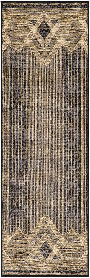 Detail image of 2' x 6' Easy-Clean Modern Indoor / Outdoor Runner Rug