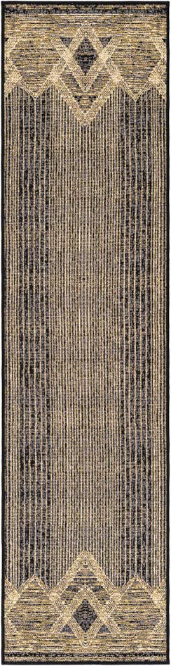 Detail image of 2' x 8' Easy-Clean Modern Indoor / Outdoor Runner Rug