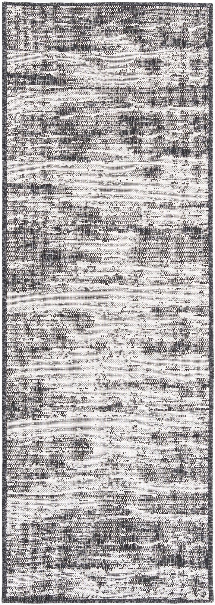 2' x 6'  Washable Modern Indoor / Outdoor Runner Rug