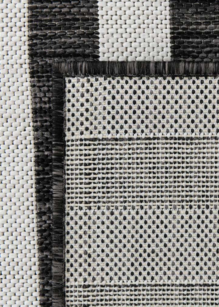 2' x 8' Easy-Clean Striped Indoor / Outdoor Runner Rug