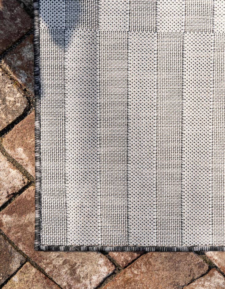 Detail image of 2' 7 x 10'  Washable Striped Indoor / Outdoor Runner Rug
