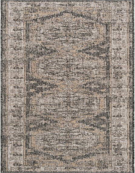Detail image of 2' 7 x 12' Easy-Clean Traditional Indoor / Outdoor Runner Rug