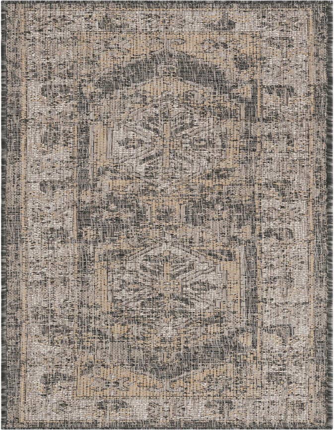 Detail image of 2' x 6' Easy-Clean Traditional Indoor / Outdoor Runner Rug