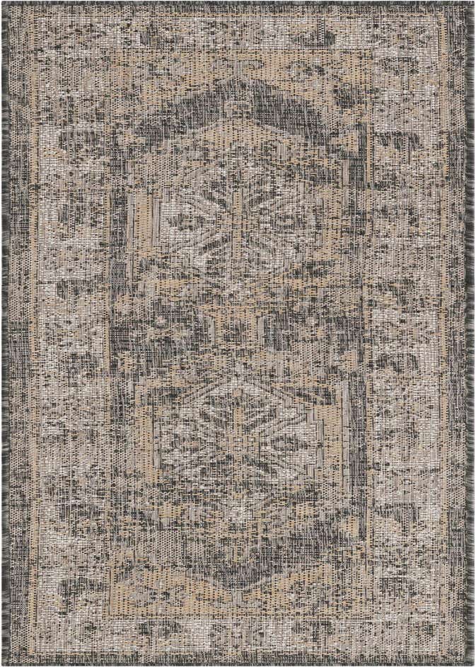 2' x 5' 3 Easy-Clean Traditional Indoor / Outdoor Runner Rug
