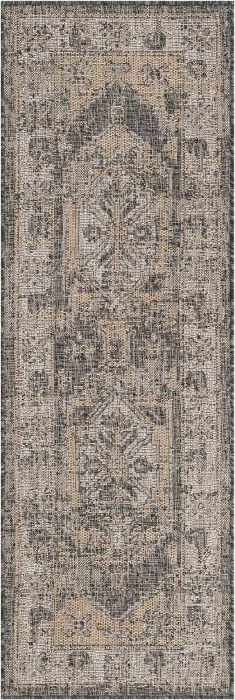 2' x 5' 3 Easy-Clean Traditional Indoor / Outdoor Runner Rug