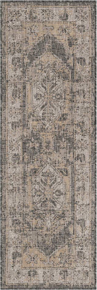 Detail image of 2' x 5' 3 Easy-Clean Traditional Indoor / Outdoor Runner Rug