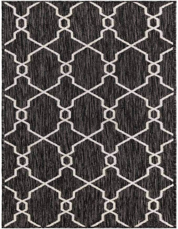 2' x 6' Easy-Clean Trellis Indoor / Outdoor Runner Rug