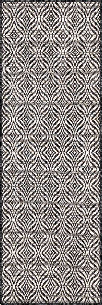 2' x 6' Easy-Clean Trellis Indoor / Outdoor Runner Rug