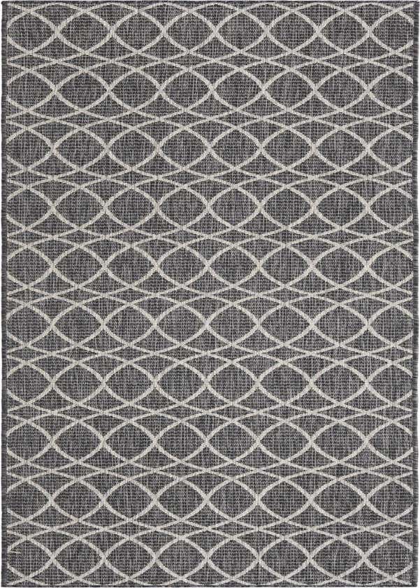 2' 7 x 10' Easy-Clean Trellis Indoor / Outdoor Runner Rug