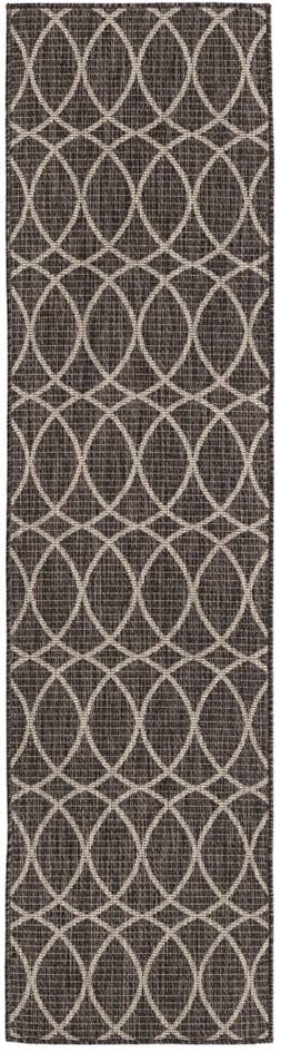 Detail image of 2' x 8' Easy-Clean Trellis Indoor / Outdoor Runner Rug