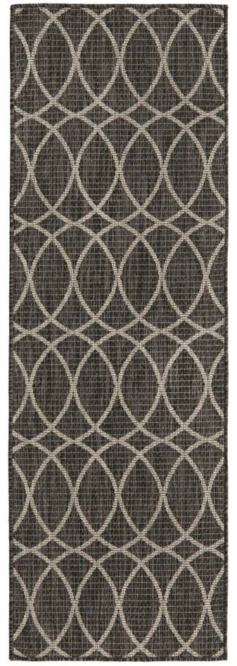 Detail image of 2' x 6' Easy-Clean Trellis Indoor / Outdoor Runner Rug