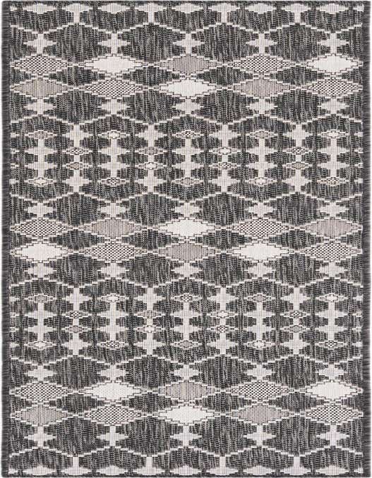 2' x 8' Easy-Clean Trellis Indoor / Outdoor Runner Rug