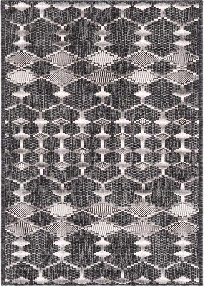 2' x 6' Easy-Clean Trellis Indoor / Outdoor Runner Rug