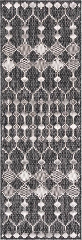 Detail image of 2' x 6' Easy-Clean Trellis Indoor / Outdoor Runner Rug