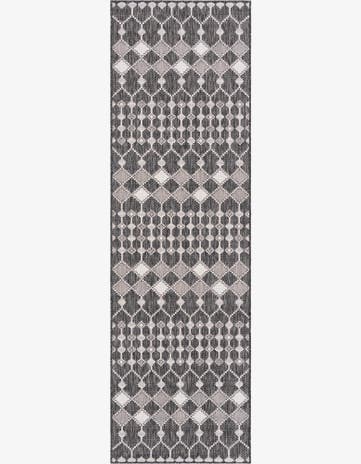 2' 7 x 10' Easy-Clean Trellis Indoor / Outdoor Runner Rug