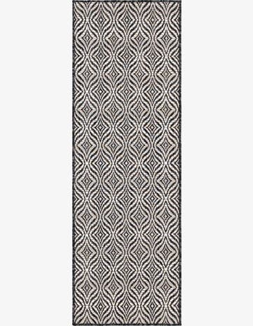 2' x 6' Easy-Clean Trellis Indoor / Outdoor Runner Rug