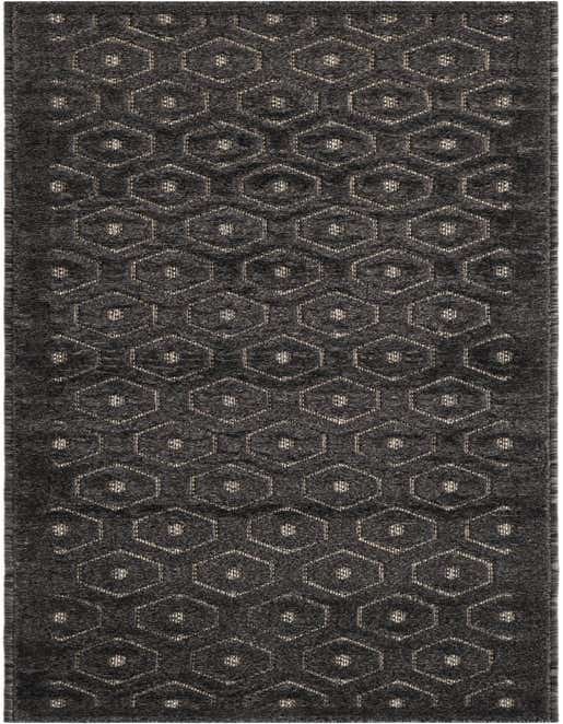 2' x 8' Easy-Clean Trellis Textured Indoor / Outdoor Runner Rug
