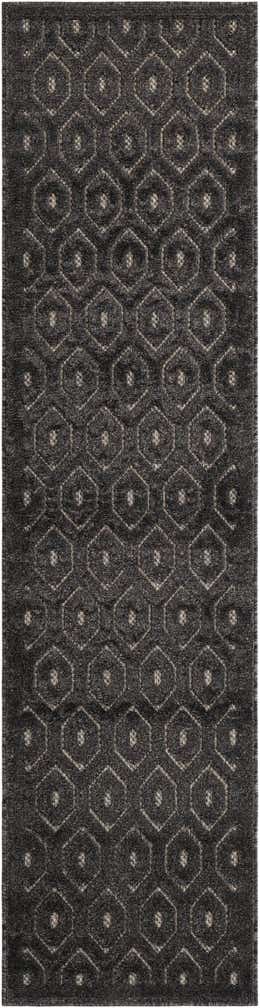 2' x 8' Easy-Clean Trellis Textured Indoor / Outdoor Runner Rug
