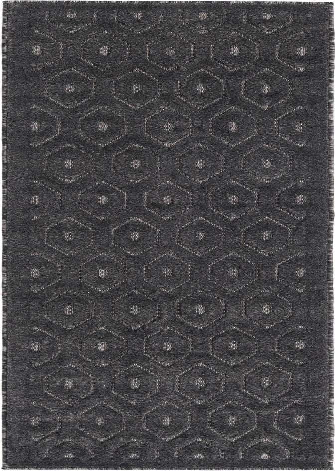2' x 6' Easy-Clean Trellis Textured Indoor / Outdoor Runner Rug