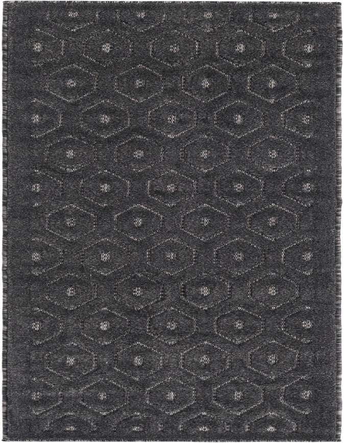 2' x 6' Easy-Clean Trellis Textured Indoor / Outdoor Runner Rug