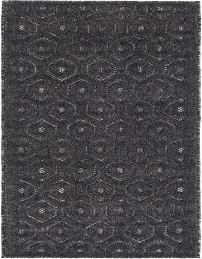 Detail image of 2' x 6' Easy-Clean Trellis Textured Indoor / Outdoor Runner Rug