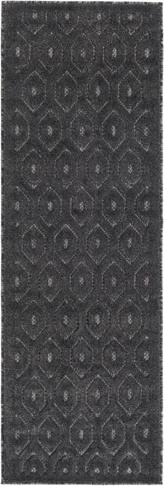 Detail image of 2' x 6' Easy-Clean Trellis Textured Indoor / Outdoor Runner Rug