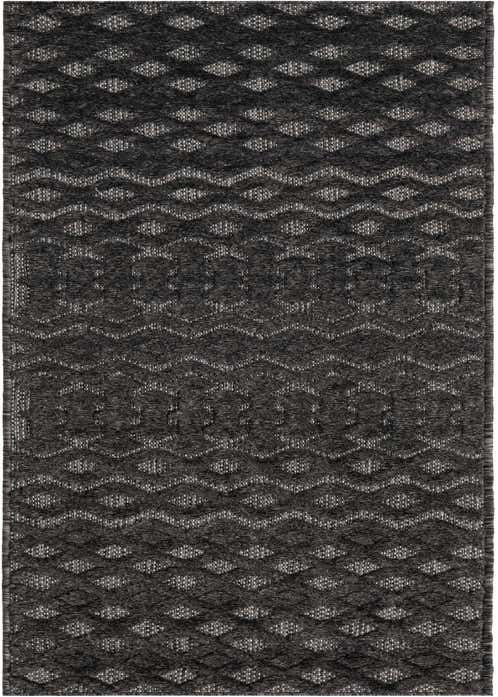 2' x 8' Easy-Clean Trellis Textured Indoor / Outdoor Runner Rug