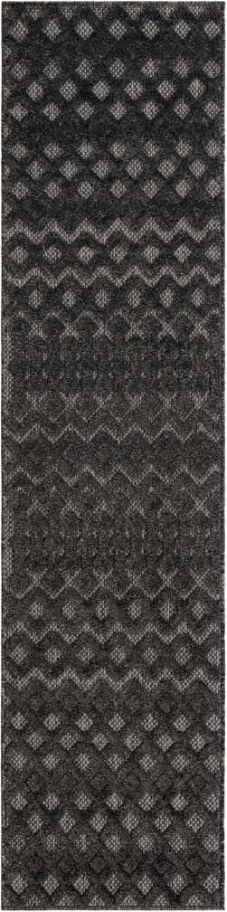 2' x 8' Easy-Clean Trellis Textured Indoor / Outdoor Runner Rug