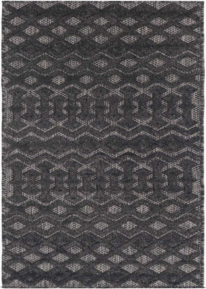 2' x 6' Easy-Clean Trellis Textured Indoor / Outdoor Runner Rug