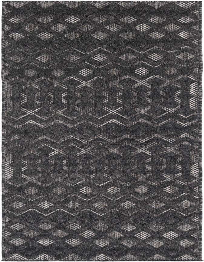 2' x 6' Easy-Clean Trellis Textured Indoor / Outdoor Runner Rug