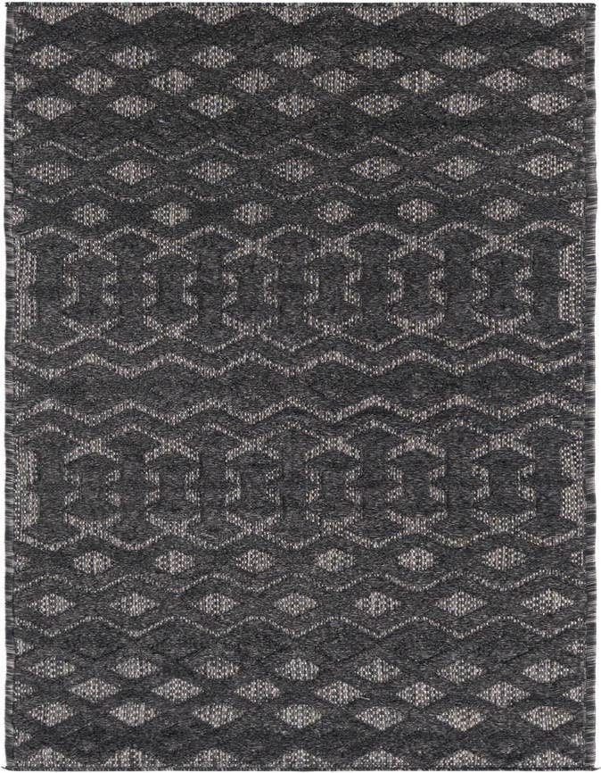 Detail image of 2' x 6' Easy-Clean Trellis Textured Indoor / Outdoor Runner Rug