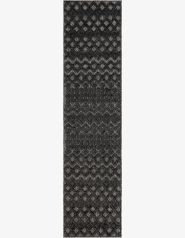 2' x 8' Easy-Clean Trellis Textured Indoor / Outdoor Runner Rug