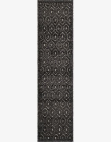 2' x 8' Easy-Clean Trellis Textured Indoor / Outdoor Runner Rug