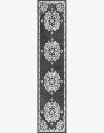 Charcoal Parker Runner Rug