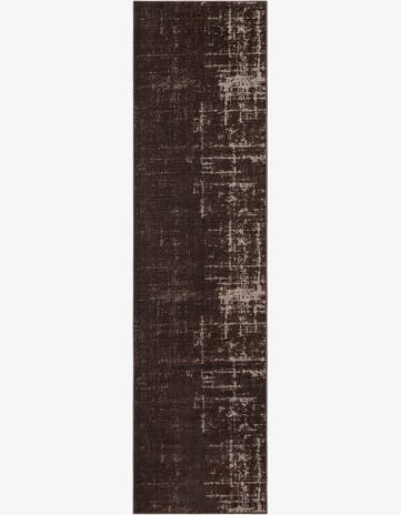 Charcoal Valencia Runner Rug