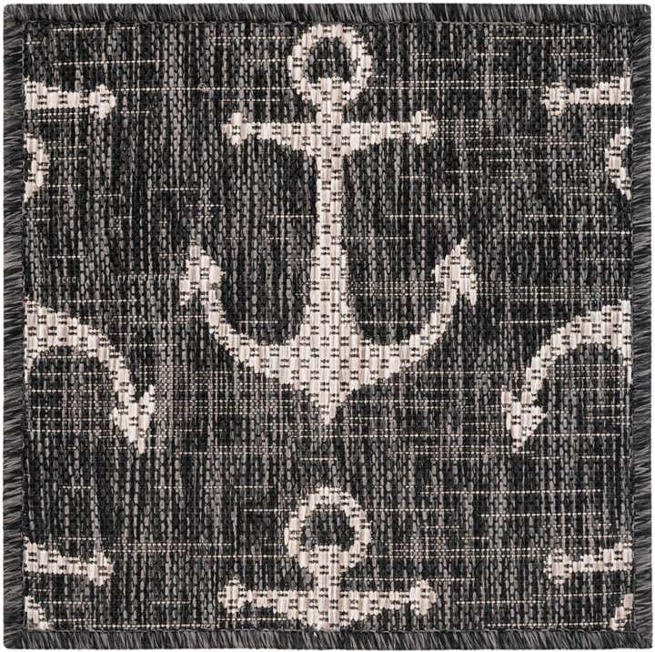1' 4 x 1' 4 Easy-Clean Coastal Indoor / Outdoor Sample Rug