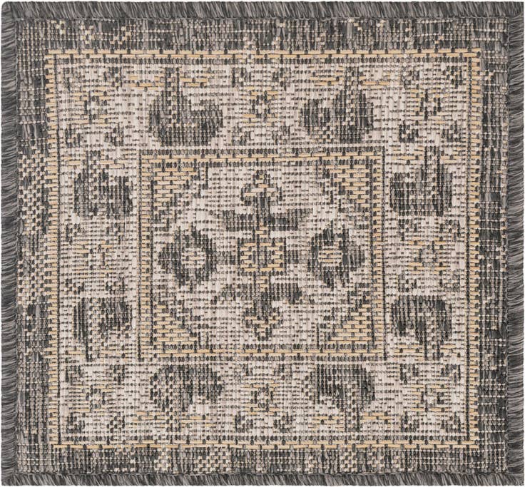 Detail image of 1' 4 x 1' 4 Easy-Clean Traditional Indoor / Outdoor Sample Rug
