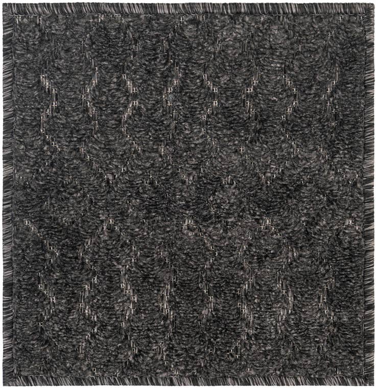 Detail image of 1' 4 x 1' 4 Easy-Clean Trellis Textured Indoor / Outdoor Sample Rug