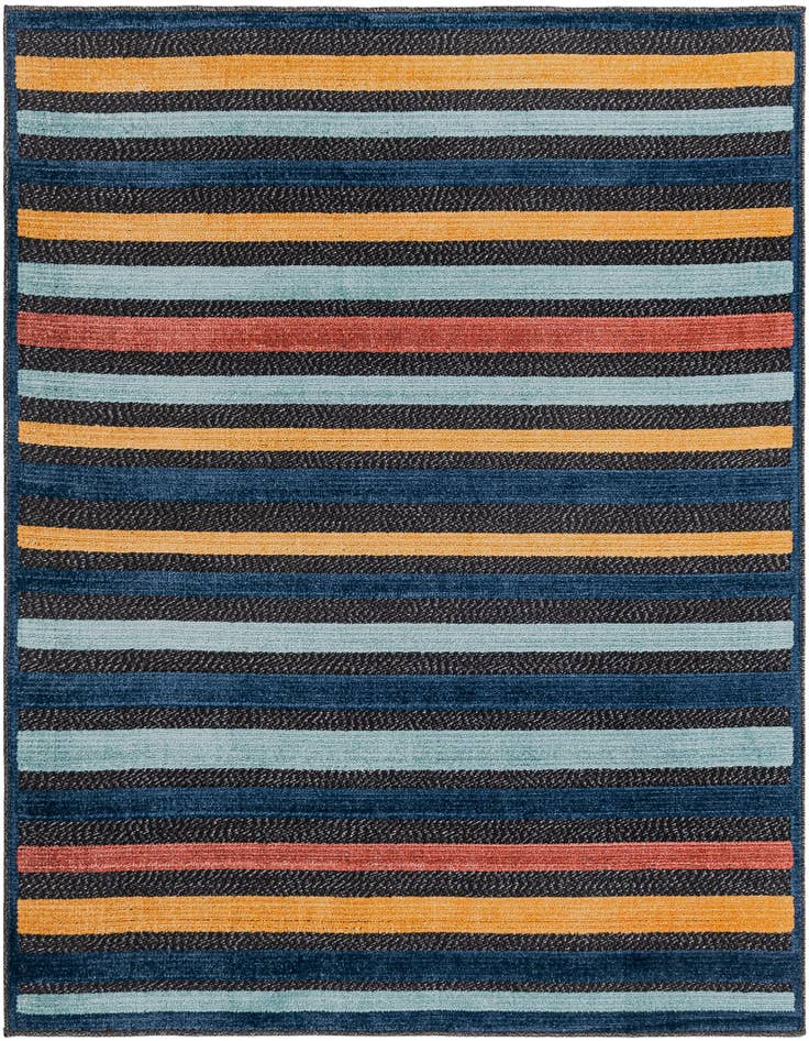 Detail image of 5' 3 x 5' 3 Easy-Clean Belize Indoor / Outdoor Square Rug