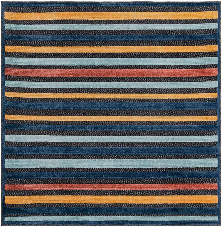 5' 3 x 5' 3 Easy-Clean Belize Indoor / Outdoor Square Rug