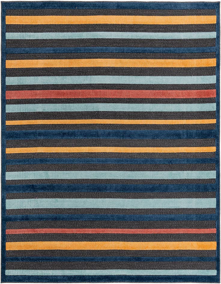 Detail image of 7' 10 x 7' 10 Easy-Clean Belize Indoor / Outdoor Square Rug