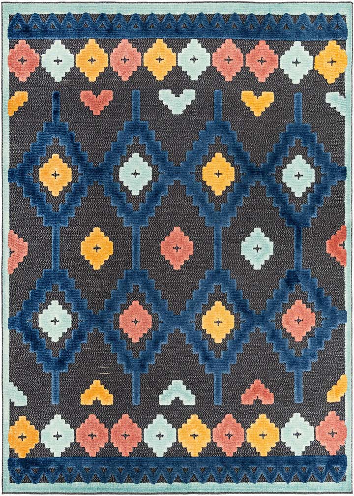 7' 10 x 7' 10 Easy-Clean Belize Indoor / Outdoor Square Rug