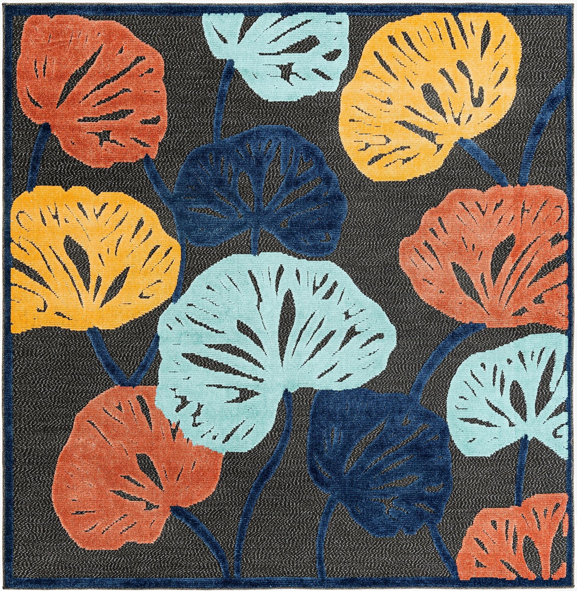 7' 10 x 7' 10  Washable Belize Indoor / Outdoor Square Rug