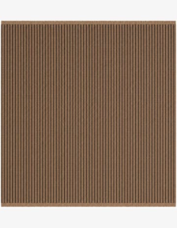 Charcoal Cottage Farm Square Rug